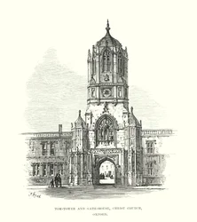 Tom-Tower et Gate-House, Christ Church, Oxford